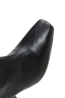 Women's Black Leather Heeled Classic Boots | Derimod Women's Black Leather Heeled Classic Boots | Derimod