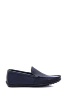 Erkek Lacivert Deri Casual Loafer | Derimod Erkek Lacivert Deri Casual Loafer | Derimod