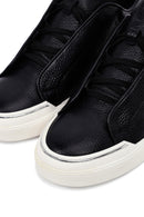 Men's Black Lace Up Leather Sneakers | Derimod Men's Black Lace Up Leather Sneakers | Derimod