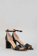 Patent Leather Women's Heeled Sandals | Derimod Patent Leather Women's Heeled Sandals | Derimod