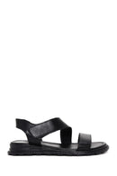 Women's Black Ankle Strap Leather Sandals | Derimod Women's Black Ankle Strap Leather Sandals | Derimod