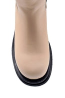 Women's Leather Thick Soled Boots | Derimod Women's Leather Thick Soled Boots | Derimod