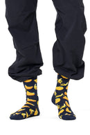 Happy Socks Erkek Lacivert Desenli Pamuk Çorap | Derimod Happy Socks Erkek Lacivert Desenli Pamuk Çorap | Derimod