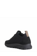 Geox Women Black Spherica Lace-Up Fabric Sneaker | Derimod Geox Women Black Spherica Lace-Up Fabric Sneaker | Derimod
