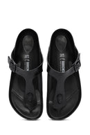 Birkenstock Men's Black Flip Flops Gizeh Eva Slippers | Derimod Birkenstock Men's Black Flip Flops Gizeh Eva Slippers | Derimod