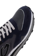 Alberto Guardiani Erkek Lacivert Gri Wen Kalın Tabanlı Sneaker | Derimod Alberto Guardiani Erkek Lacivert Gri Wen Kalın Tabanlı Sneaker | Derimod