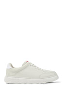 Camper Men's White Runner Leather Sneaker | Derimod Camper Men's White Runner Leather Sneaker | Derimod