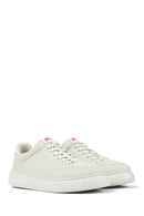 Camper Men's White Runner Leather Sneaker | Derimod Camper Men's White Runner Leather Sneaker | Derimod