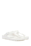 Birkenstock Women's White Flip Flops Gizeh Eva Slippers | Derimod Birkenstock Women's White Flip Flops Gizeh Eva Slippers | Derimod