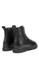 Camper Men's Black Brutus Leather Boots | Derimod Camper Men's Black Brutus Leather Boots | Derimod