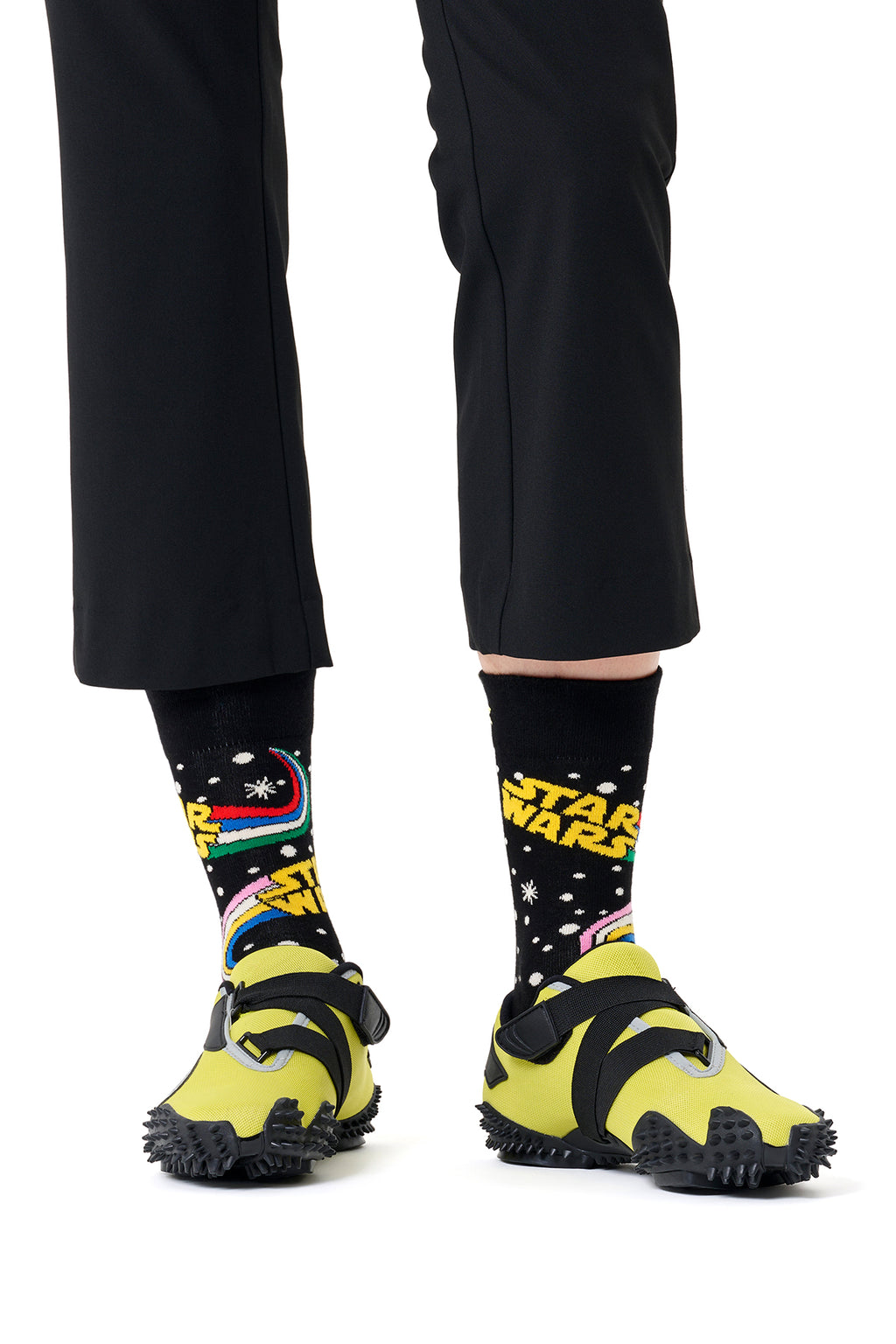 Happy Socks Erkek Siyah Star Wars Desenli Pamuklu Çorap