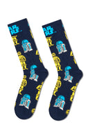 Happy Socks Male Multi-Colored Star Wars Patterned 3-Pack Sock Set | Derimod Happy Socks Male Multi-Colored Star Wars Patterned 3-Pack Sock Set | Derimod