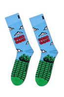 Happy Socks Male Multicolored Patterned Cotton 2-Pack Sock Set | Derimod Happy Socks Male Multicolored Patterned Cotton 2-Pack Sock Set | Derimod