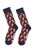 Happy Socks Erkek Lacivert Desenli Pamuklu Çorap | Derimod Happy Socks Erkek Lacivert Desenli Pamuklu Çorap | Derimod