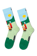 Happy Socks Erkek Çok Renkli Desenli Pamuklu 3'lü Çorap Seti | Derimod Happy Socks Erkek Çok Renkli Desenli Pamuklu 3'lü Çorap Seti | Derimod