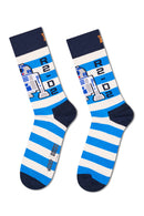 Happy Socks Male Multi-Color Star Wars Mandalorian Themed 6-Pack Sock Set | Derimod Happy Socks Male Multi-Color Star Wars Mandalorian Themed 6-Pack Sock Set | Derimod