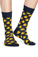 Happy Socks Erkek Lacivert Ördek Desenli Pamuklu Çorap | Derimod Happy Socks Erkek Lacivert Ördek Desenli Pamuklu Çorap | Derimod