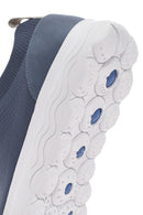 Geox Men's Blue Spherica Lace-Up Fabric Sneaker | Derimod Geox Men's Blue Spherica Lace-Up Fabric Sneaker | Derimod