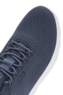 Geox Men's Blue Spherica Lace-Up Fabric Sneaker | Derimod Geox Men's Blue Spherica Lace-Up Fabric Sneaker | Derimod