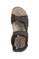 Geox Men's Brown U Spherica Ec5 Flat Sandals | Derimod Geox Men's Brown U Spherica Ec5 Flat Sandals | Derimod