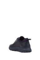 Geox Black Men's Leather U Spherica Sneaker | Derimod Geox Black Men's Leather U Spherica Sneaker | Derimod