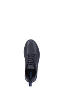Geox Black Men's Leather U Spherica Sneaker | Derimod Geox Black Men's Leather U Spherica Sneaker | Derimod