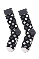Happy Socks Woman Black Classic 4-Pack Cotton Sock Set | Derimod Happy Socks Woman Black Classic 4-Pack Cotton Sock Set | Derimod