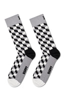 Happy Socks Woman Black Classic 4-Pack Cotton Sock Set | Derimod Happy Socks Woman Black Classic 4-Pack Cotton Sock Set | Derimod