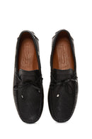 Men's Leather Printed Loafer | Derimod Men's Leather Printed Loafer | Derimod