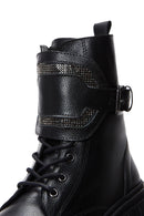 Women's Black Zippered Boots | Derimod Women's Black Zippered Boots | Derimod