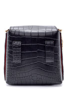 Women's Crocodile Patterned Crossbody Bag | Derimod Women's Crocodile Patterned Crossbody Bag | Derimod