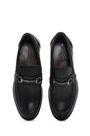 Erkek Siyah Deri Tokalı Klasik Loafer | Derimod Erkek Siyah Deri Tokalı Klasik Loafer | Derimod