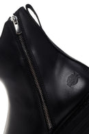 Harley Davidson Men's Black Thick Soled Zippered Boots | Derimod Harley Davidson Men's Black Thick Soled Zippered Boots | Derimod