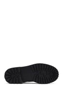 Men's Black Zippered Leather Boots | Derimod Men's Black Zippered Leather Boots | Derimod