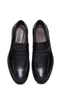 Erkek Siyah Deri Casual Loafer | Derimod Erkek Siyah Deri Casual Loafer | Derimod