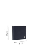 Men's Navy Blue Leather Wallet | Derimod Men's Navy Blue Leather Wallet | Derimod