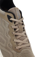 Erkek Bej Bağcıklı Kalın Tabanlı Sneaker | Derimod Erkek Bej Bağcıklı Kalın Tabanlı Sneaker | Derimod