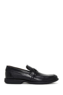 Erkek Siyah Deri Tokalı Klasik Loafer | Derimod Erkek Siyah Deri Tokalı Klasik Loafer | Derimod