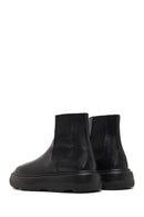 Men's Black Thick-Soled Leather Chelsea Boot | Derimod Men's Black Thick-Soled Leather Chelsea Boot | Derimod