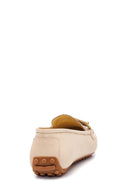 Kadın Bej Deri Loafer | Derimod Kadın Bej Deri Loafer | Derimod