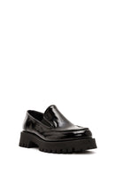Women's Black Patent Leather Masculine Loafer | Derimod Women's Black Patent Leather Masculine Loafer | Derimod