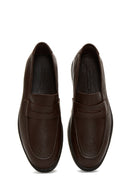 Erkek Kahverengi Deri Loafer | Derimod Erkek Kahverengi Deri Loafer | Derimod