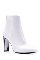 Women's Metal Heeled Leather Boots | Derimod Women's Metal Heeled Leather Boots | Derimod