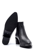 Women's Leather Classic Mid Heel Boots | Derimod Women's Leather Classic Mid Heel Boots | Derimod
