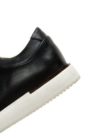 Men's Black Leather Sneaker | Derimod Men's Black Leather Sneaker | Derimod