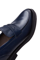 Erkek Lacivert Deri Casual Loafer | Derimod Erkek Lacivert Deri Casual Loafer | Derimod