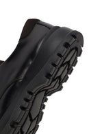 Men's Black Lace-Up Thick-Soled Leather Casual Shoe | Derimod Men's Black Lace-Up Thick-Soled Leather Casual Shoe | Derimod