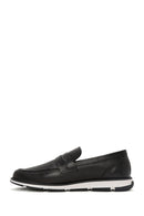 Men's Black Leather Casual Loafer | Derimod Men's Black Leather Casual Loafer | Derimod