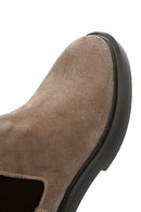 Men's Mink Suede Leather Chelsea Boots | Derimod Men's Mink Suede Leather Chelsea Boots | Derimod