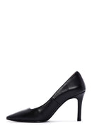 Women's Black Leather Stiletto | Derimod Women's Black Leather Stiletto | Derimod